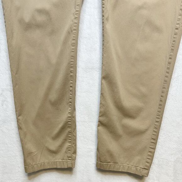 J Crew Slim Boyfriend Chino Pants Khaki Tan Classic Preppy Staple Capsule 32/14 - Picture 6 of 11